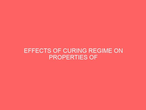 effects of curing regime on properties of recycled aggregate on concrete 19213