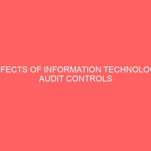 effects of information technology audit controls in financial institutionsa case study of sixteen rural banks in nigeria 13475