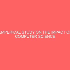 emperical study on the impact of computer science in multimedia 28188