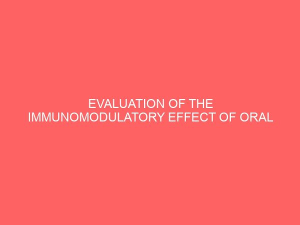 evaluation of the immunomodulatory effect of oral administration of the methanol extract of gongronema latifolium utazi in wistar albino rats 18975