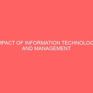 impact of information technology and management on the nigeria economy 30340