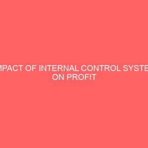 impact of internal control system on profit performance of commercial banks 18917