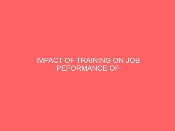 impact of training on job peformance of secretaries in organzations 2 17313
