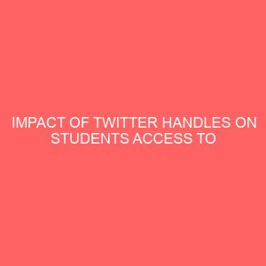 impact of twitter handles on students access to celebrity pages 42343