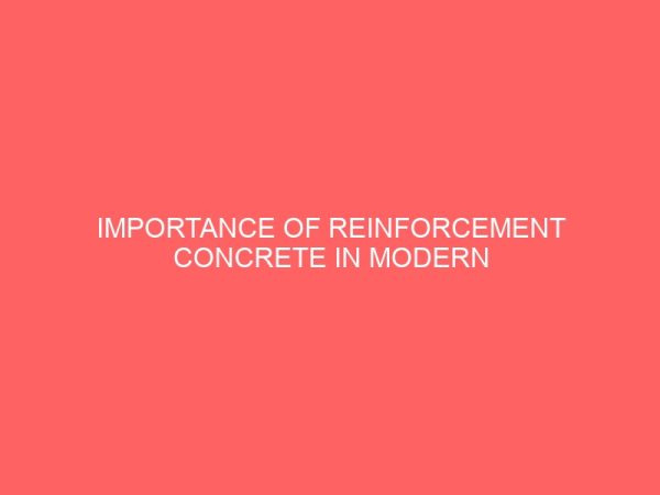 importance of reinforcement concrete in modern building 31209