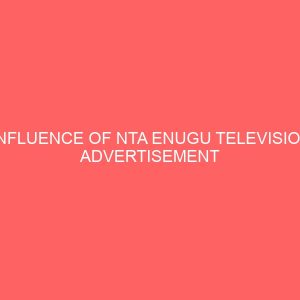 influence of nta enugu television advertisement on the choice of hair relaxer among female undergraduates 37079