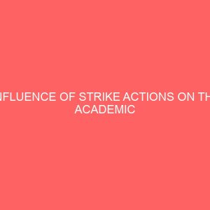 influence of strike actions on the academic performance of students 14079