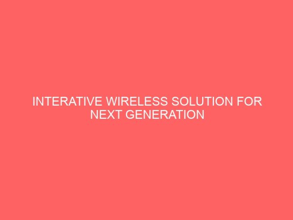 interative wireless solution for next generation education system 36239