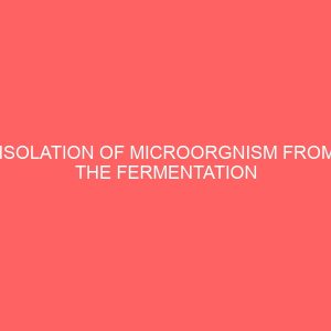 isolation of microorgnism from the fermentation african oil bean seed ugba 35606