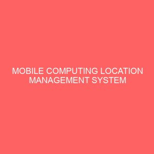 mobile computing location management system 28311
