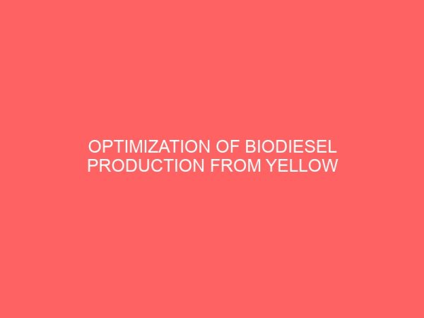 optimization of biodiesel production from yellow oleander and castor oils and studies of their fuel properties 3 17541