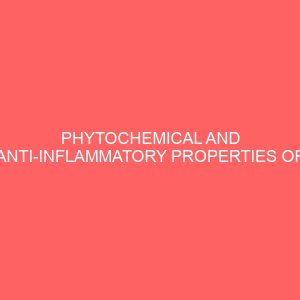 phytochemical and anti inflammatory properties of methanol extract of crateva adansonii stem bark 2 27210
