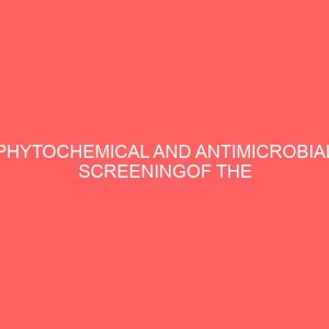 phytochemical and antimicrobial screeningof the stem bark extracts ofindigofera arrectahochst ex a richfabaceae 3 17545