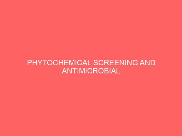 phytochemical screening and antimicrobial assessment of spondias mombin ijikara 41270