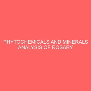 phytochemicals and minerals analysis of rosary pea abrus precatorious leaves 19030