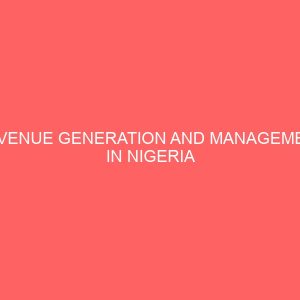 revenue generation and management in nigeria local government system 39641