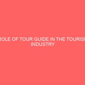 role of tour guide in the tourism industry 31880