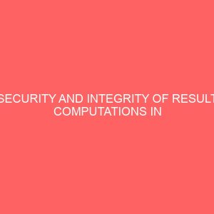 security and integrity of result computations in cloud computing environment 23638