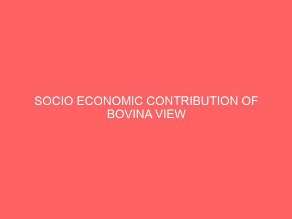 socio economic contribution of bovina view hospitality industry to tourism development 31501