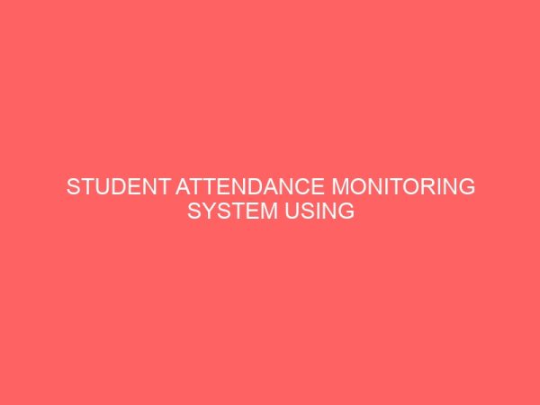 student attendance monitoring system using fingerprint 13950