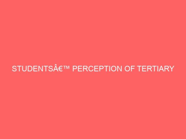 studentsae perception of tertiary music studies 13583
