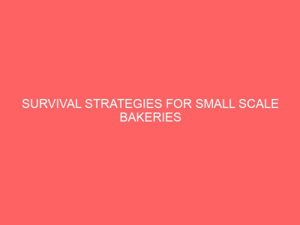 survival strategies for small scale bakeries 27426