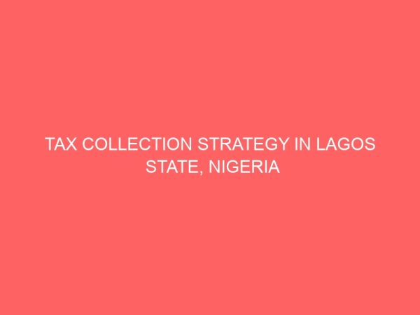 tax collection strategy in lagos state nigeria 17879