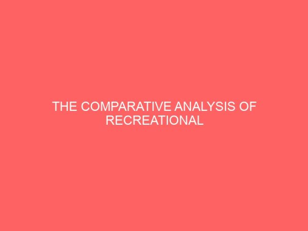 the comparative analysis of recreational facilities for housing estates 37992