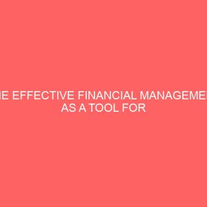 the effective financial management as a tool for assessing efficiency and growth in organization 27740