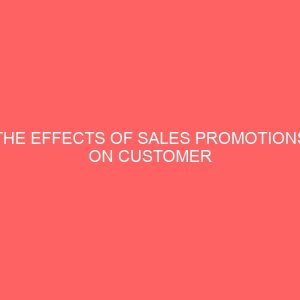 the effects of sales promotions on customer growth in the nigerian mobile telecommunication industry the case of globacom nigeria 2 13522