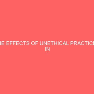 the effects of unethical practices in advertisinga case study of vitafoam in nigeria 13097