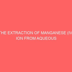 the extraction of manganese iv ion from aqueous media using 1 phethyl 3 methyl pyrazolone 5 19026