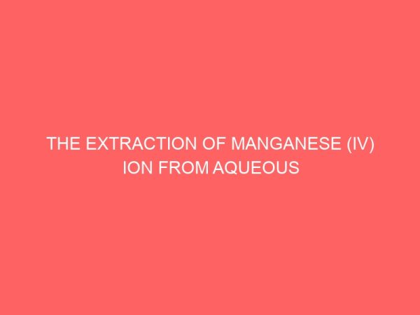the extraction of manganese iv ion from aqueous media using 1 phethyl 3 methyl pyrazolone 5 19026