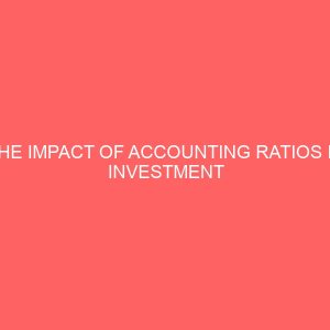 the impact of accounting ratios in investment decision 18588