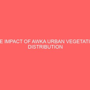 the impact of awka urban vegetation distribution on bird abundance species richness and diversity 32339