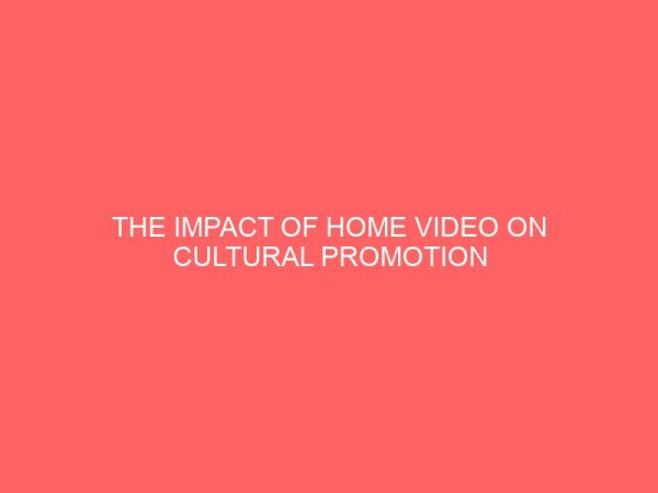 the impact of home video on cultural promotion 42241