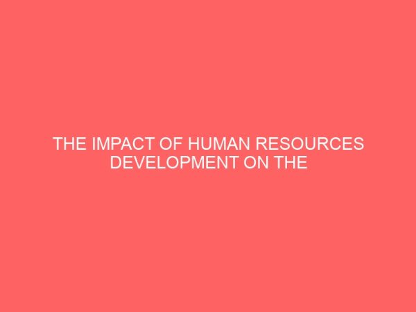 the impact of human resources development on the productivity of employees in an administrative organization 38686