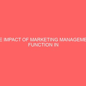 the impact of marketing management function in hospitality industry 32750
