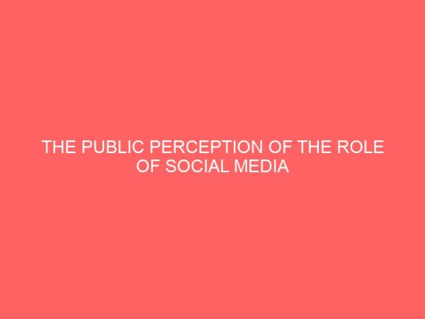 the public perception of the role of social media influencers in the end sars protest 107131