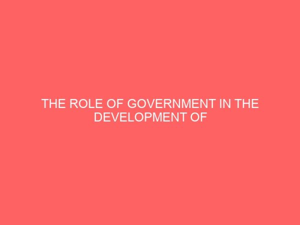 the role of government in the development of party politics a case study of second republic 38680