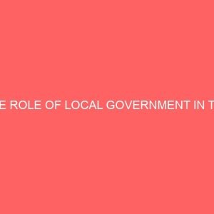 the role of local government in the transformation of rural areas 39490