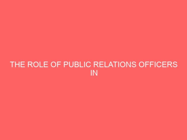 the role of public relations officers in paramilitary organizations 42337