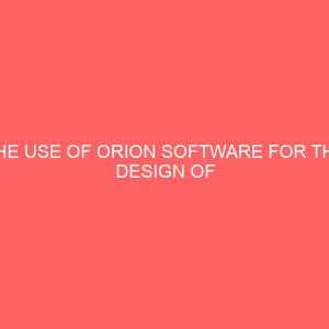 the use of orion software for the design of reinforced concrete design 31195