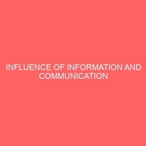 influence of information and communication technologies on work performance case study of akwa ibom state polytechnic ikot osurua 109356