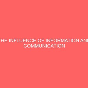 the influence of information and communication technology ict usage among staff of uyo city polytechnic 109295