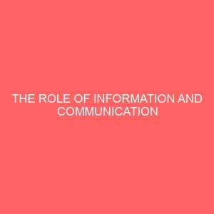 the role of information and communication technology in references services of library users in nigeria case study imo state public library 109527